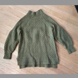 Anthropologie Green Sweater